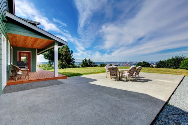 Backyard Concrete Paving in Cedar Rapids