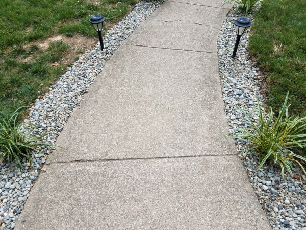 Cement Path Construction in Cedar Rapids