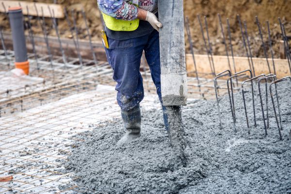 Cabin Foundation Pouring in Cedar Rapids